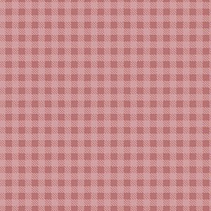 Tricoline Xadrez Tom Tom Rose New, 100%Algodão 50cm x 1,50mt