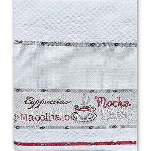 Pano de Copa Felpudo para Bordar Vigo - Coffee - 45cm x 70cm