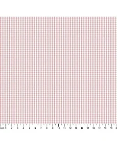 Tricoline Mini Xadrez Fio Tinto Rosê 100% Alg. 50cm x 1,50mt