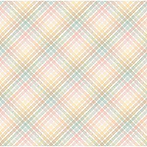 Tricoline Digital Xadrez Candy Menor Enviesado 50cm x 1,50mt