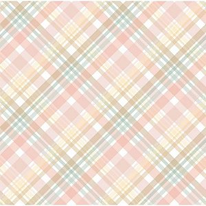 Tricoline Digital Xadrez Candy Medio Enviesado 50cm x 1,50mt