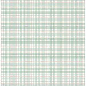 Tricoline Digital Xadrez Menor Reto Verde, 50cm x 1,50mt