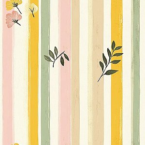 Tricoline Digital Happy Life Listras 100%Alg, 50cm x 1,50mt