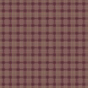 Tricoline Digital Xadrez Merlot Vinho, 100%Alg 50cm x 1,50mt