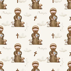 Tricoline Digital São Francisco, 100% Algodão, 50cm x 1,50mt