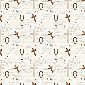 Tricoline Digital Tercinhos, 100% Algodão, 50cm x 1,50mt