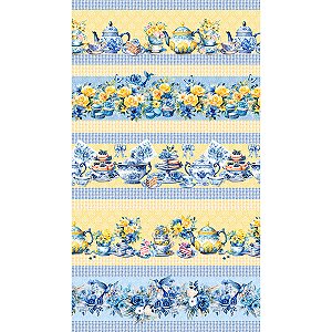 Tricoline Digital Louças Imperial 100%Algodão, 50cm x 1,50mt