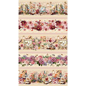 Tricoline Digital Barrado Viagem Imperial, 50cm x 1,50mt