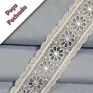 Renda Guipir Branco, GP-058 - Peça - Largura 4,7cm x 10mt