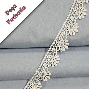 Renda Guipir Branco, GP-057 - Peça - Largura 2,7cm x 10mt