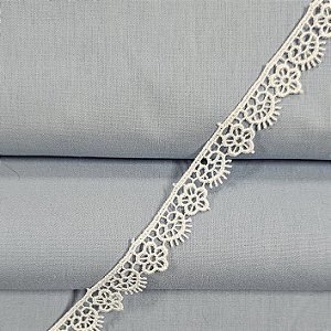 Renda Guipir Branco, GP-055 - Largura 1,3cm x 1mt