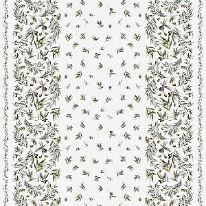 Sarja Hidrorrepelente Toalha Azeitonas, 50cm x 1,50mt