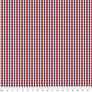 Tricoline Fio Tinto Xadrez Capri, 12, 100%Alg. 50cm x 1,50mt