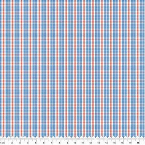 Tricoline Fio Tinto Xadrez Capri, 10, 100%Alg. 50cm x 1,50mt