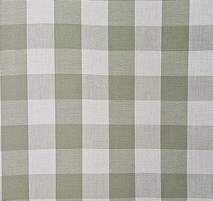 Tricoline Fio Tinto Xadrez 30XM Verde Nalva 50cm x 1,50mt