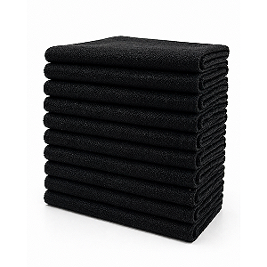 Pano de Copa PP24 Santa Margarida Preto, 41cm x 69cm 10 unid