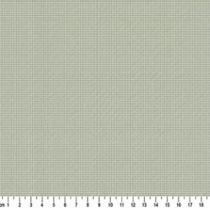 Tricoline Xadrez Fio Tinto 0XM Verde Nalva, 50cm x 1,50mt