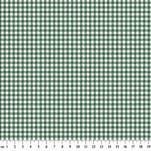 Tricoline Xadrez Fio Tinto 8XM Verde Musgo, 50cm x 1,50mt