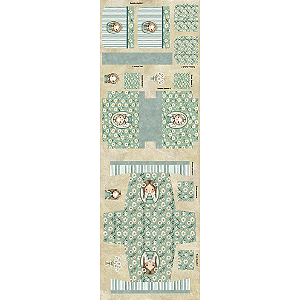 Tricoline Digital Necessaire Anabelle, 50cm x 1,50mt