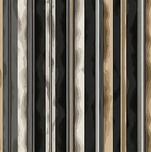 Tricoline Digital Black Beauty Listrado, 50cm x 1,50mt