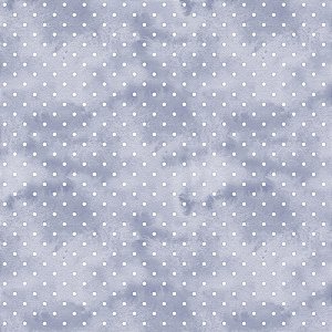 Tricoline Digital Poá Shabby Chic Lavanda, 50cm x 1,50mt