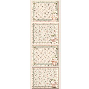 Tricoline Digital Painel Jogo Americano Natal, 50cm x 1,50mt