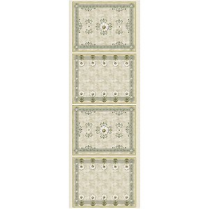 Tricoline Painel Jogo Americano Margaridas, 50cm x 1,50mt