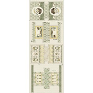 Tricoline Digital Painel Necessaire Margaridas 50cm x 1,50mt