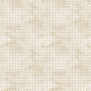 Tricoline Digital Básico Margaridas Bege, 50cm x 1,50mt