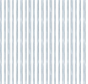 Tricoline Digital Listrado Aquarelado Azul, 50cm x 1,50mt