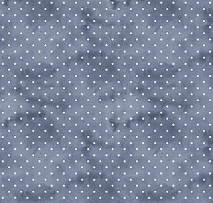 Tricoline Digital Poá Azul Jeans, 100%Algodão 50cm x 1,50mt