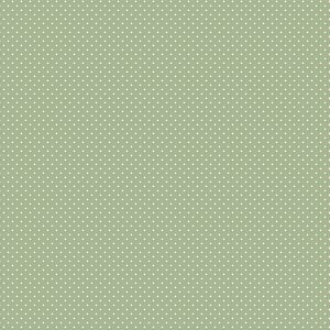 Tricoline Poá Bege Fundo Verde Menta, 50cm x 1,50mt