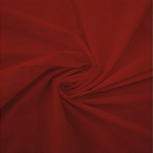 Tricoline Liso Peri Vermelho Rubio 100%Algodão 50cm x 1,50mt