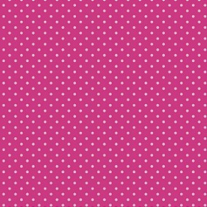 Tricoline Poá Tom Tom (Pink) - 100% Algodão, Unid. 50cm x 1,50mt
