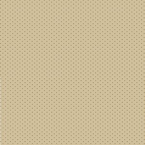 Tricoline Estampado Poá Tom Tom Marrom Claro, 100% Algodão, Unid. 50cm x 1,50mt