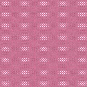 Tricoline Estampado Poá Rosa Chiclete, 100% Algodão, Unid. 50cm x 1,50mt