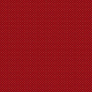 Tricoline Estampado Poá Vermelho Escuro 100%Alg 50cm x 1,50m