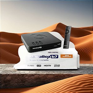 Receptor Digital Hd da  Century Mídia Box Hdtv B7 com controle Remoto