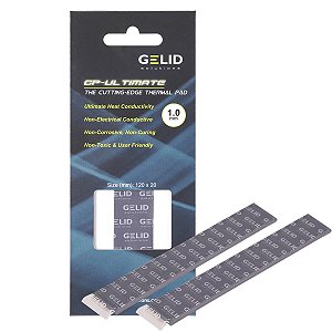 2 Thermal Pad Gelid Gp-ultimate 120mm X 20mm X 1.0mm 15 W/mk