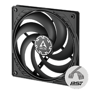 Cooler FAN ARCTIC P14 SLIM PWM PST 140mm Preto, ACFAN00268A