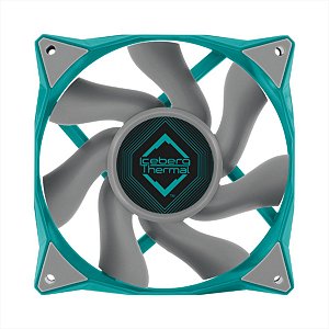 Cooler FAN Iceberg Thermal IceGale 120mm Cinza e Azul – ICEGALE12-A0A