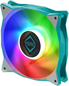 Cooler FAN Iceberg Thermal IceGale ARGB 120mm Cinza e Azul – ICEGALE12A-D0A