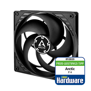 Cooler FAN ARCTIC P14, 140mm, Preto, ACFAN00123A