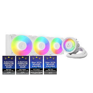 Water Cooler Arctic Liquid Freezer III Pro 360mm, ARGB Branco Intel/AMD - ACFRE00188A