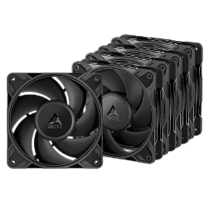 Kit 5x Cooler FAN ARCTIC P12 Pro LN 120mm Preto, ACFAN00349A