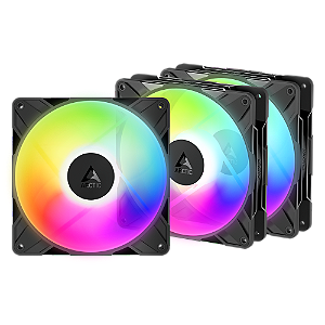 Kit 3x Cooler FAN ARCTIC P14 Pro Reverse A-RGB 140mm Preto, ACFAN00327A