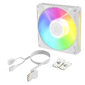 Cooler FAN ARCTIC BioniX P14 A-RGB 140mm Branco, ACFAN00340A