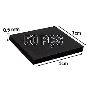 Thermal Pad 50 Peças 10mmx10mm 0.5mm Para Consoles GPU