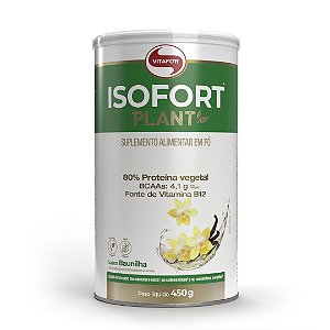 Isofort Plant 450g Sabor Baunilha