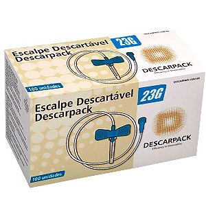 Escalpe Descartavel 23G - Descarpack